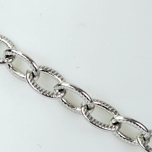 Silver Leaf Charm Bracelet With Turquoise Blue Stone And Beaded Accents NWT - Picture 8 of 12